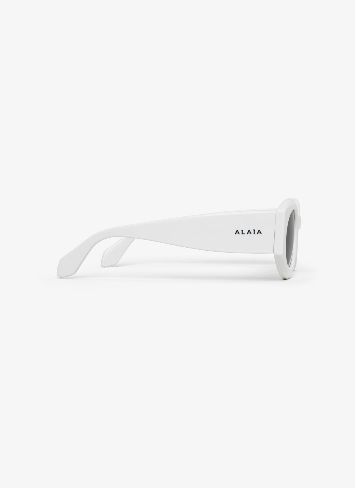 OVAL SUNGLASSES ALAÏA WHITE OVAL SUNGLASSES